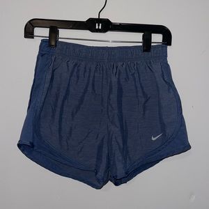 NIKE SHORTS. Blue Nike shorts size small